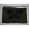 Trousse moustache verte