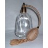 Flacon vaporisateur à poire en verre blanc