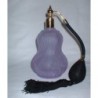 Flacon vaporisateur violet aspect craquelé