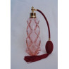 Facon vaporisateur à poire vieux rose