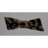Barrette écaille clair forme "Noeud torsadé"