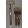 Set de rasage Argent et Or