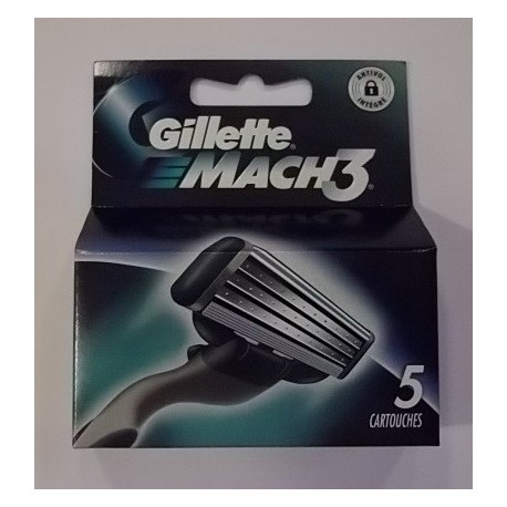 Lames de rasoir GILLETTE Mach3 paquet de 5