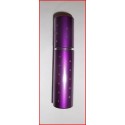 Flacon diffuseur de sac violet métallisé et décoré de strass