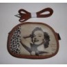 Trousse Maryline Monroe marron