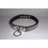 Collier strass ras du cou avec anneau